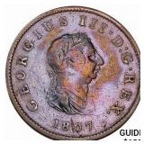 1807 Great Britain George III Penny CLOSELY UNCIRC