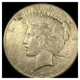 1927 Peace Silver Dollar NEARLY UNCIRCULATED