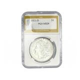 1921-D Morgan Silver Dollar PGA MS64