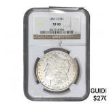1891-O Morgan Silver Dollar NGC XF40