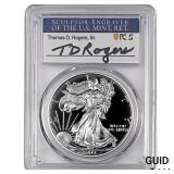 1999-P Silver Eagle PCGS PR70 DCAM Thomas D Rogers