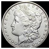 1892 Silver Morgan Dollar NEARLY UNCIRCULATED