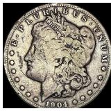 1904-S Silver Morgan Dollar LIGHTLY CIRCULATED