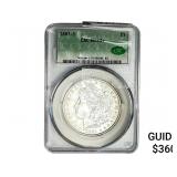 1881-S Morgan Silver Dollar CAC MS64+