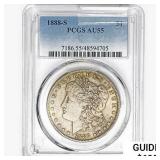 1888-S Morgan Silver Dollar PCGS AU55