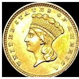 1862 Gold $1 Indian Head HIGH GRADE