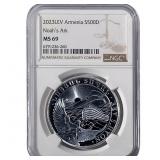 2023LEV Armenia 1OZ Silver 500 Dram Noah