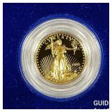 1992  $5 Gold American Eagle 1/10oz