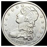 1835 Capped Bust Silver Quarter  NEARLY UNCIRCULA