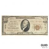 1929 $10 National Bank Johnstown, Pennsylvania