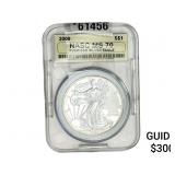 2009 Silver Eagle NASC MS70