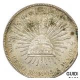 1904Mo AM Mexico Silver Peso CHOICE AU