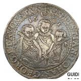 German States Saxony Silver Thaler - 3 Brothers C