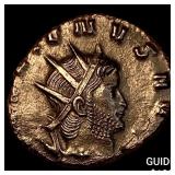 Roman Gallienus 253-268 AD Bronze Dbl Denarius CH