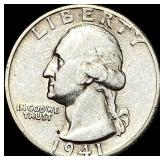 1941-S Silver Washington Quarter HIGH GRADE