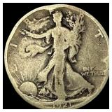 1921 Walking Liberty Half Dollar NICELY CIRCULATE