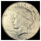 1922-S Silver Peace Dollar UNCIRCULATED