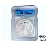 2015[P] Silver Eagle ICG MS69