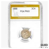 1888 Nickel Three Cent PGA PR65