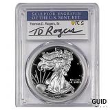 1999-P Silver Eagle PCGS PR70 DCAM Thomas D Rogers