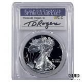 1999-P Silver Eagle PCGS PR70 DCAM Thomas D Rogers