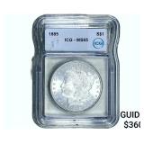 1885 Morgan Silver Dollar ICG MS65