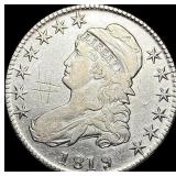 1819 Capped Bust Half Dollar  CLOSELY UNCIRCULATE