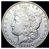 1901-S Silver Morgan Dollar  NEARLY UNCIRCULATED