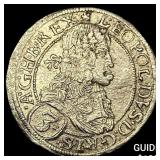 1655-1705 Hungary Leopold Silver 3 Kreuzer CLOSELY