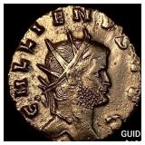Roman Gallienus 253-268 AD Bronze Dbl Denarius CH