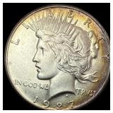 1927-S Silver Peace Dollar CLOSELY UNCIRCULATED
