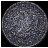 1937 Hard Times Half Cent Copper Token NICELY CIR