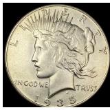 1935-S Silver Peace Dollar CLOSELY UNCIRCULATED
