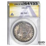 1901 Morgan Silver Dollar ANACS AU50