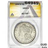1899 Morgan Silver Dollar ANACS AU55