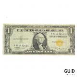 1935-A $1 Silver Certi. Note Gold Seal North Afric