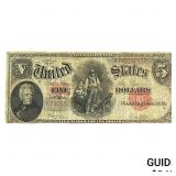 1907 $5 WoodChopper