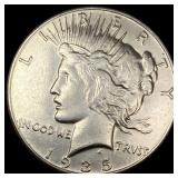 1935 Silver Peace Dollar CLOSELY UNCIRCULATED