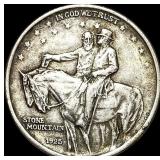 1925 Stone Mountain Half Dollar NEARLY UNCIRCULAT