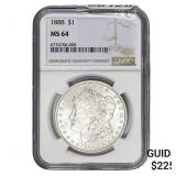 1888 Morgan Silver Dollar NGC MS64