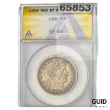 1900 Barber Half Dollar ANACS EF45