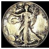 1938-D Walking Liberty Half Dollar LIGHTLY CIRCUL