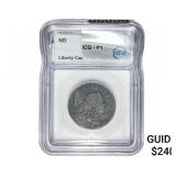 ND Liberty Cap Large Cent ICG P1