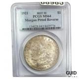 1921 Morgan Silver Dollar PCGS MS64 Pitted Reverse