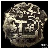 1500s-1600s Spanish Colonial Silver Cob NEARLY UNC