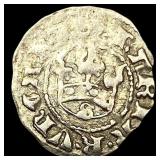 1386-1395 Hungary Silver Denar CLOSELY UNCIRCULATE