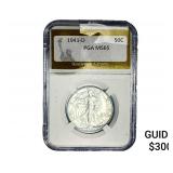 1941-D Walking Liberty Half Dollar PGA MS66