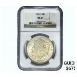1921 Morgan Silver Dollar NGC MS64