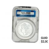 1880 Morgan Silver Dollar NAS MS66
