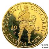 1993 Netherlands .1104oz Gold Ducat GEM PROOF